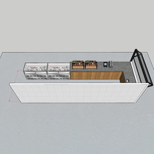 Diseño Moderno de Cafetería Comunitaria, Barra de Café de Madera Personalizada, Mostrador para Estación de Café, Estaciones de Café Profesionales, Expositor para Tienda de Café - Product Image 5