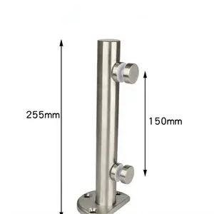 balcony stair railing Glass holder Steel Glass Clamp Bracket Holder Flat clip flat Glass Railing Clip Clamps