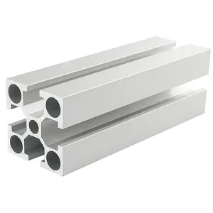 Industrial 4040 v slot GB 4040 aluminium extrusion alloy profile electrophoresis alumina square tube