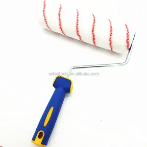 Chine fabrication fournisseur 7 pouces manche en caoutchouc souple acrylique européen peinture rouleau <span class=keywords><strong>brosse</strong></span> mur décoratif maison peinture rouleau <span class=keywords><strong>brosse</strong></span> - Product Image 1