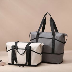 กระเป๋าเดินทางแบบมีโลโก้สั่งทำ กระเป๋าเก็บสัมภาระ กระเป๋าถือสำหรับเดินทางค้างคืน กระเป๋ากีฬา กระเป๋าโท้ทผ้า Oxford ขยายได้ กระเป๋าสะพายข้างเดียว กระเป๋าเดินทางแบบ Duffel - Product Image 2