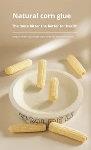 Cuccia per Gatti Bianca e Gialla con Tiragraffi Grande Diametro in Cartone Ondulato Resistente all'Usura e ai Graffi, Non Danneggia le Unghie - Product Image 6