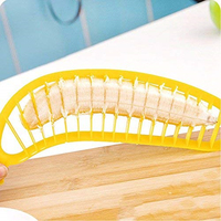 Banaan Gesneden Gadget Voor Keuken Gemakkelijk Plastic Banana Slicer Cutter
