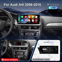 Aijia pour AUDI A4L 2009-2016 Écran tactile Android 12,3 pouces Lecteur multimédia avec GPS CarPlay Android Auto WiFi intégré Haut-parleur