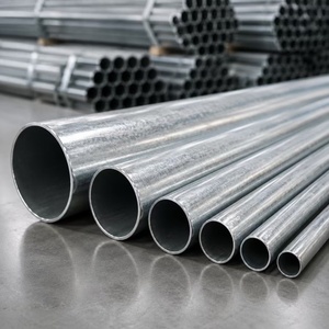 Tuyau en acier galvanisé ASTM A53 AS1074, tube circulaire rond CHS, section creuse métallique pour la construction, les échafaudages, les supports solaires - Product Image 1