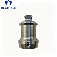 Adaptador de Tubo Piramidal Bidireccional de Acero Inoxidable, Componentes Protésicos para Conexión de Prótesis de Extremidades