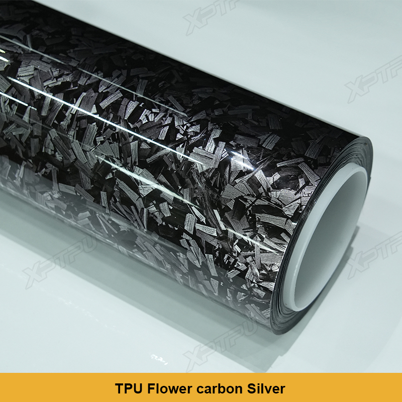 TPU Flor Carbono Plata