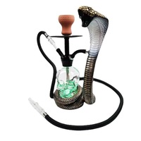 Barre de narguilé en forme de cobra en résine laqué moderne arabe avec design écologique
