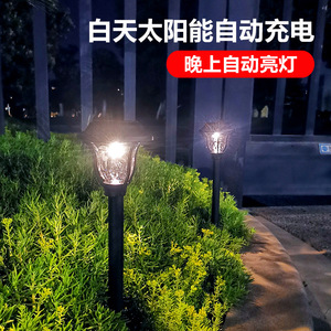 ไฟสวนพลังงานแสงอาทิตย์ ไฟสนามหญ้ากลางแจ้ง ไฟทางเดินกันน้ำ ไฟ LED พลังงานแสงอาทิตย์ สำหรับตกแต่งสวนและลานบ้าน - Product Image 2