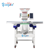 Machine à broder informatisée Yinghe pour casquettes/t-shirts/objets plats/chaussettes/jeans, une tête, 9/12/15 aiguilles, format plus grand