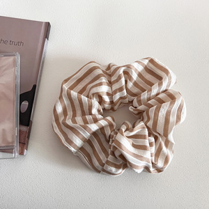 Nueva versión coreana Simple encaje blanco raya Color pelo <span class=keywords><strong>Scrunchies</strong></span> mujeres dulce versátil banda para el cabello cuerda chica banda de goma - Product Image 6