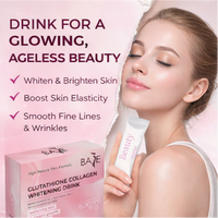 OEM Halal Gluta Meilleur Lait de Beauté Éclaircissant pour la Peau Peptides Marins Boisson Beauté Complément Collagène en Poudre Sachet
