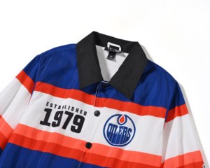 Chaqueta Bomber de Satén de Seda Bordada Personalizada para Hombre, Diseño de los <span class=keywords><strong>Philadelphia</strong></span> 76ers, Cuello Alto, Talla XL, Teñida y Procesada - Product Image 2