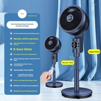 Ventilateur rafraîchisseur d'air à télécommande, à tête oscillante 3D, vent puissant, six vitesses, idéal pour l'extérieur et les installations hôtelières – Meilleures ventes