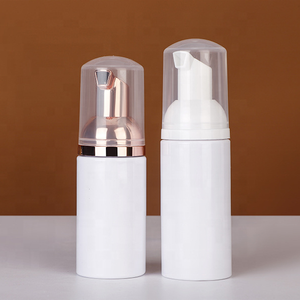 Wholesale 50-100ml White Amber Frosted Lash Cleanser Bottles Foam Bottle Packaging Soap Dispenser Foam Pump Bottle - Product Image 3