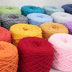 Filato di Cotone Multistrato di Peso Medio, Morbido per Lavorazione a Maglia e Uncinetto, per Sciarpe, Coperte, Amigurumi, Borse, Decorazioni per la <span class=keywords><strong>Casa</strong></span>, Filato a Strappo Centrale (Cake Yarn) - Product Image 1