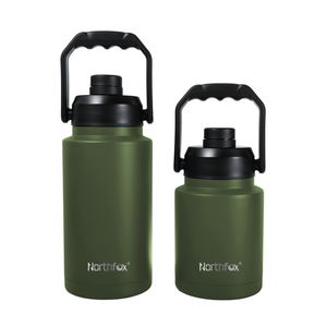 <span class=keywords><strong>Thermos</strong></span> Northfox 40oz/64oz en acier inoxydable à grand volume <span class=keywords><strong>avec</strong></span> couvercle à <span class=keywords><strong>bec</strong></span> <span class=keywords><strong>verseur</strong></span> et poignée, 2 litres, pour <span class=keywords><strong>café</strong></span> - Product Image 2