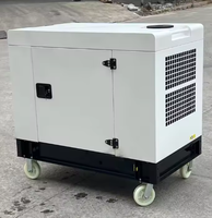Générateur diesel intelligent à prix avantageux 10kva 15kw 20kw 25kw Groupe électrogène portable de secours avec roues mobiles