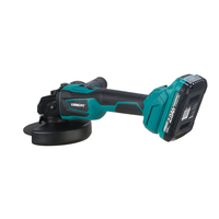 Meuleuse d'angle sans fil de qualité industrielle 20V, 125 mm, avec 4 réglages de vitesse pour la découpe, le meulage et le polissage