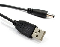 Cable de alimentación Universal USB A macho A CC, adaptador de 5,5x2,1mm, Cable de carga de 5V para tableta de Monitor de modelo RC