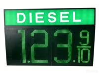 AUTODISP Hochleuchtende Outdoor-LED Wasserdichte Tankstellen-Preisanzeige Fernbedienung Anpassbare Pixel 2 Jahre Garantie für Tankstellen