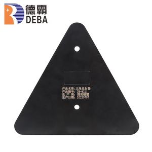 Nouveau haute visibilité <span class=keywords><strong>triangulaire</strong></span> rétro réfléchissant voiture <span class=keywords><strong>remorque</strong></span> accessoire de sécurité matériau Anti-Corrosion-PMMA pour tracteur véhicule - Product Image 4