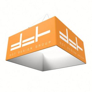 Overhead Display Trade Show Hanging <b>Banner</b> Skytube Circle Hanging <b>Banners</b> - Product Image 1