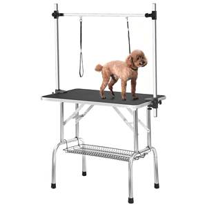 Table de toilettage pour chien DB, en acier inoxydable, robuste, portable, avec plateau en maille pour les soins des animaux - Product Image 5