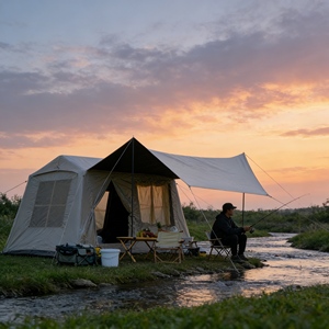 Tente de camping gonflable de grande capacité pour le team building en plein air, les réunions de famille et l'hébergement lors de festivals - Product Image 1