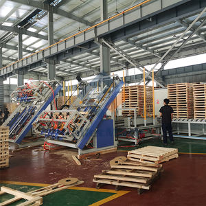 Línea de procesamiento de palés de madera Máquina de clavado de palés de madera americana a la venta - Product Image 4