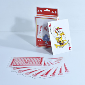 Cartes à jouer 57x87mm, coins arrondis, revêtement plastique, pour jeux de cartes et fêtes - Product Image 2
