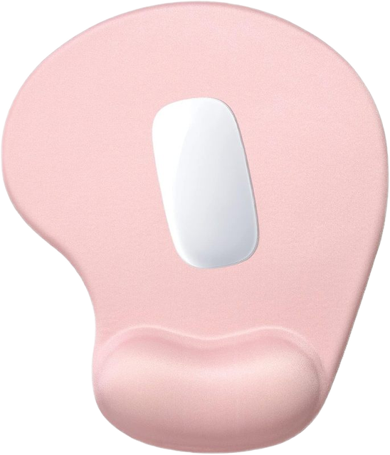 Custom Print Ergonomic Gel Silicone Mouse Pad with Wrist Rest Support