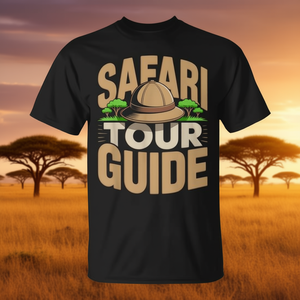 Camiseta de disfraz de guía turístico de safari para Halloween, unisex, para adultos, color negro - Product Image 3