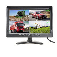 Système de surveillance DVR pour camion avec écran quadruple de 10,1 pouces, vision nocturne, caméras de recul/côté/avant étanches