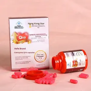 Hong Kong Xingzhou Hehui Merk Co-Enzym <span class=keywords><strong>Q10</strong></span> <span class=keywords><strong>Capsules</strong></span> Officiële Echte Energie-Stimulerende 30 Softgel Fles Voor Mannen Vrouwen - Product Image 3