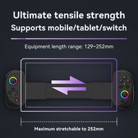 Nouveau D8 sans fil BT manette de jeu rétractable manette de jeu de contrôle pour appareil Android IOS P3 P4 Switch PC