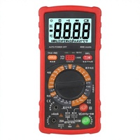 Multimètre numérique True RMS Xhw9221S, précision 0,5%+3, écran LCD 4 chiffres, 4000 points de mesure, sélection automatique de la gamme, testeur AC/DC Volt/Amp/Ohm, noir
