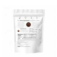 Café instantané aux micro-champignons 100 % naturel, sans sucre, mélange de champignons et de Reishi, détoxifiant, marque privée OEM, vente chaude