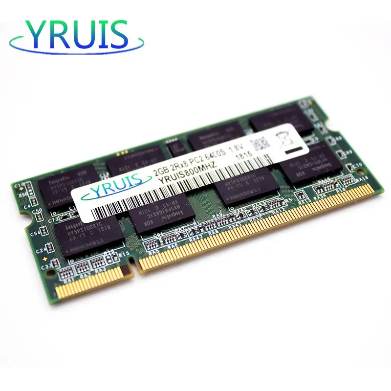Yruis Originele Factory Outlet <span class=keywords><strong>DDR2</strong></span> 2G 667Mhz 6400S 1.8V Ram Fedex Laptop Ram Geheugen Compatibel Met alle