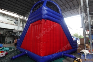Lilytoys fiesta de carnaval al aire libre bolsa de acrobacias de salto soplado de aire juegos inflables de salto de acantilado con tobogán para niños, para eventos - Product Image 4