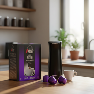 Caffè Verz 100 Capsule RICCO Compatibili con A MODO MIO [0,13/capsule] per Macchina Espresso Portatile - Product Image 2