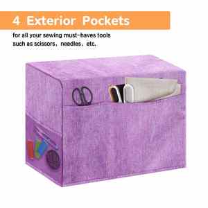 <b>Sewing</b> Machine Cover Foldable <b>Sewing</b> Machine Dust Cover with Storage <b>Bags</b> for Most Standard <b>Sewing</b> Machines - Product Image 5