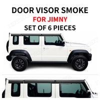 Déflecteurs de vitres 5 portes Jimny, pare-pluie et pare-soleil pour Maruti Suzuki XL Jimny 2023 2024 JC74