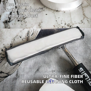 High Quality Reusable Ultra-fine Fiber Aluminum Pole Mop Cloth for Window Cleaning and Dust Removal - Product Image 2