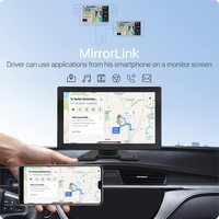 Système de surveillance de véhicule 4K de 10.1 pouces avec 4 caméras de recul AHD 1080P et enregistreur DVR écran tactile Quad pour camion
