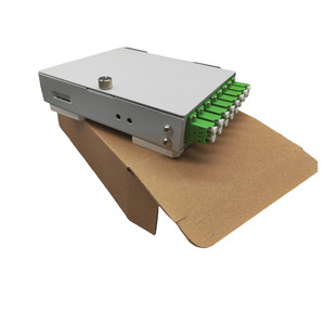 4 8 puertos Mini ODF Montaje en pared Metal Fibra óptica Mini FDF Terminación Carcasas Paneles de distribución de fibra óptica Caja de pared <span class=keywords><strong>FDP</strong></span> - Product Image 1