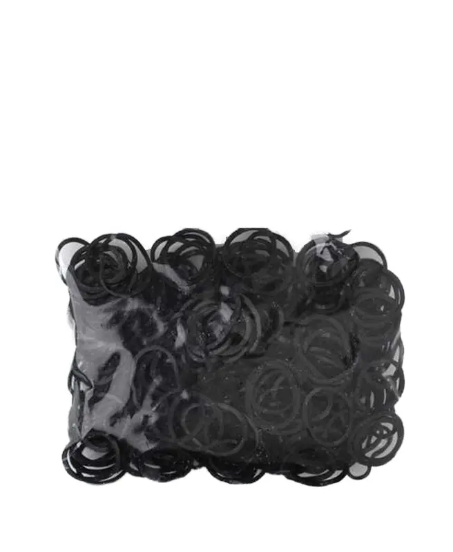 Wholesale 2.5cm no metal juntion nylon hair elastics band hair rubber elastic hair ties for women kids girls