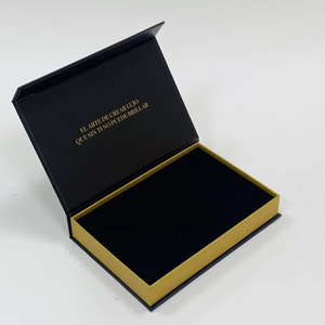 Factory Price Luxury Logo Printed <strong>Earrings</strong> Velvet Foam Packaging Magnetic <strong>Gift</strong> <strong>Box</strong> Set Custom Jewelry <strong>Box</strong> - Product Image 5