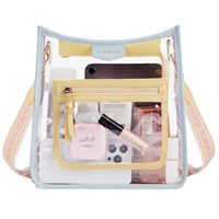 Kamcity unisexe transparent PVC porte-monnaie petit plastique fermeture éclair portefeuille bouton Mini mignon dessin animé cadeau sac prix usine tout le monde