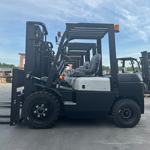 Pabrik gudang pertanian CE EPA 6000 pon 4 roda Forklift Diesel 2,5 ton 3ton 4ton 5ton Forklift dengan pergeseran samping - Product Image 1